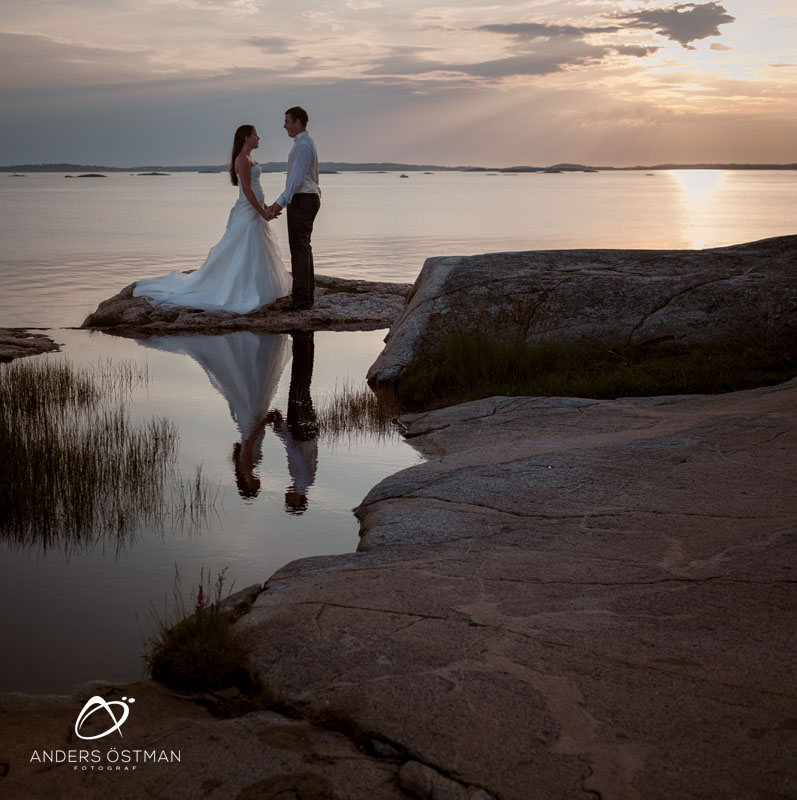 Trash-The-Dress med brudpar