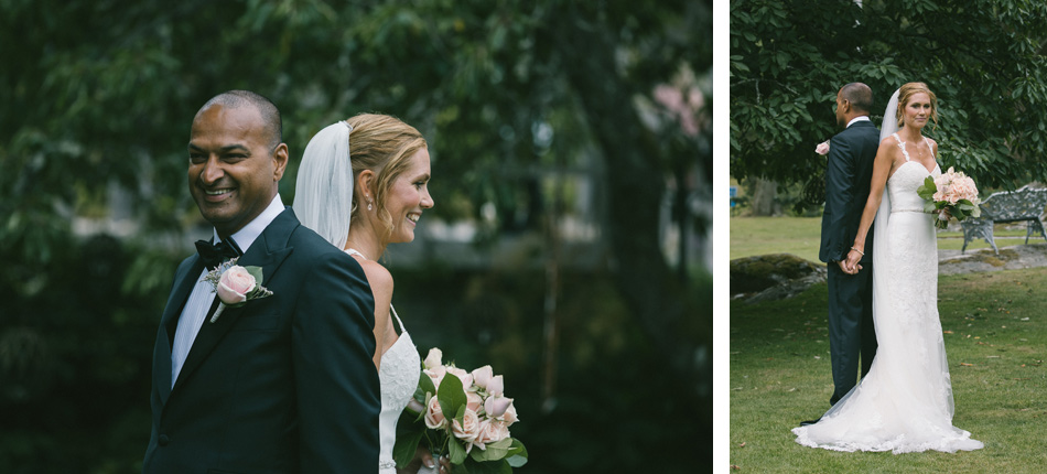 Fotograf Anders Östman, Bröllopsfoto, Villa Vanahem, Erica & Josef