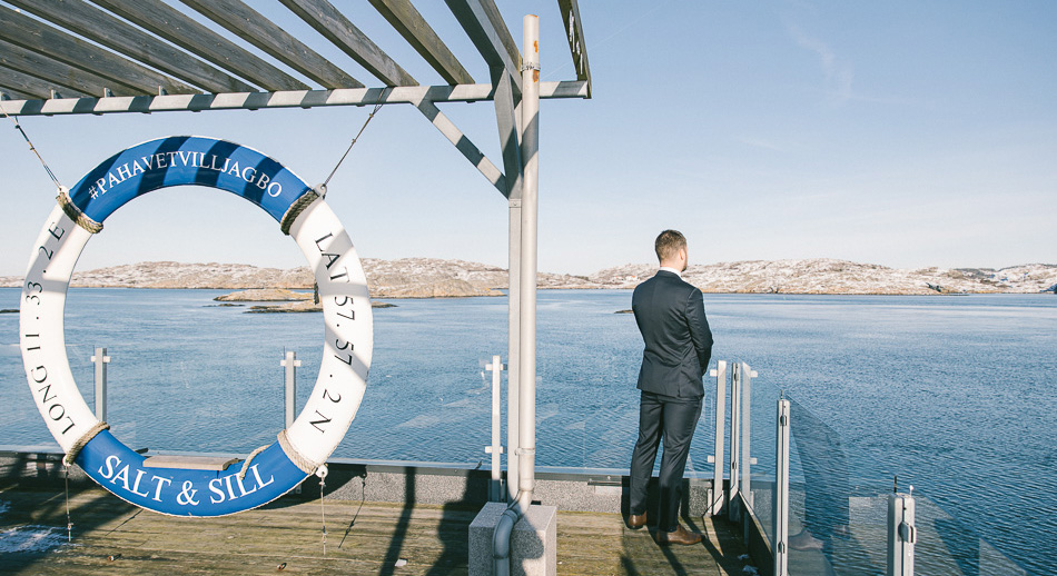 Klädesholmen, Johan & Isabella, Fotograf Anders Östman, Vinterbröllop