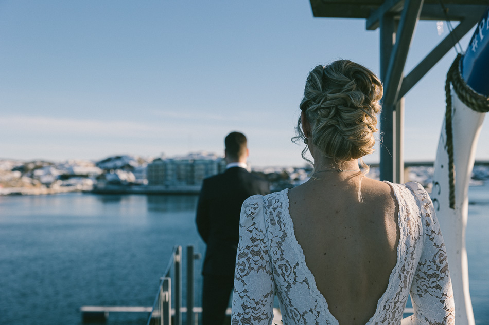 Vinterbröllop, Johan & Isabella, Klädesholmen, Fotograf Anders Östman