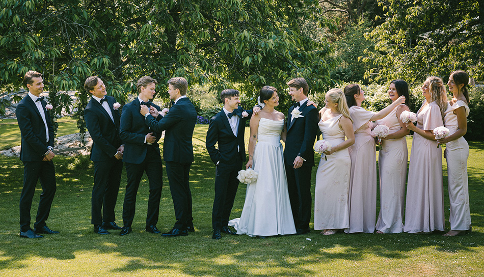 Bröllopsfoto Anders Östman, Villa Vanahem, Stenungsön, Sofia & Daniel