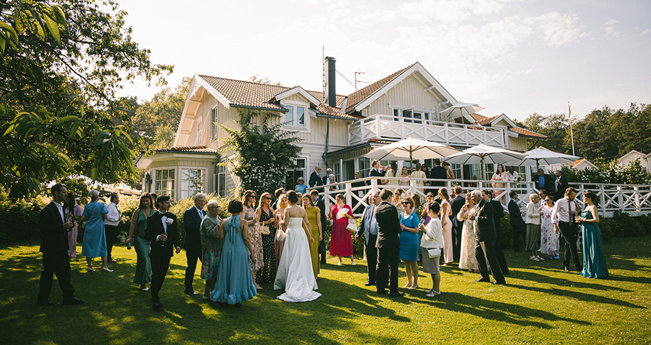 Bröllopsfoto Anders Östman, Villa Vanahem, Stenungsön, Sofia & Daniel