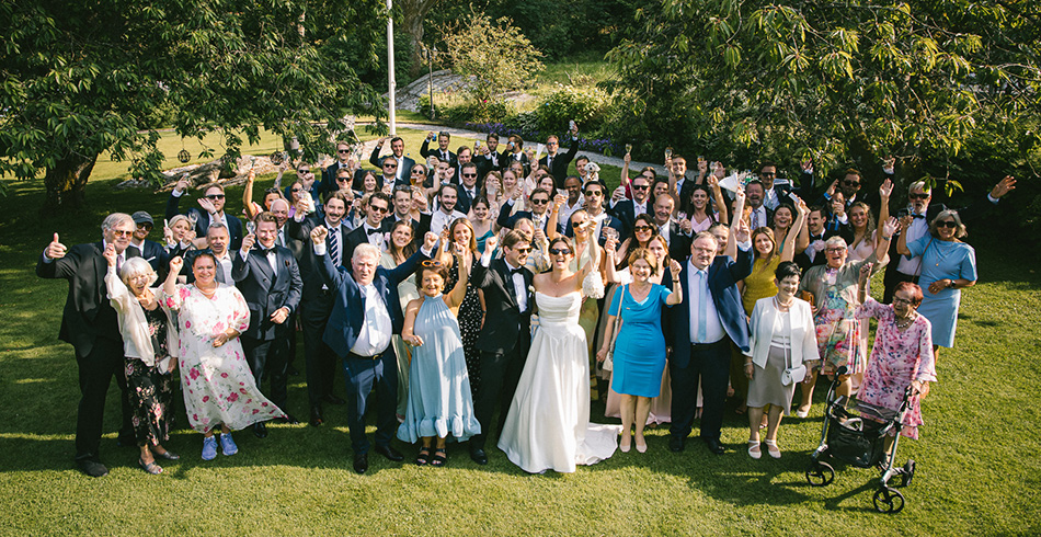 Bröllopsfotografering, Fotograf Anders Östman, Villa Vanahem, Stenungsön, Sofia & Daniel